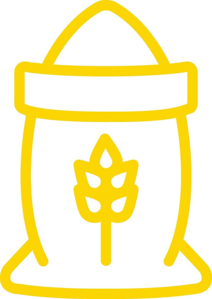 Flour Icon Design Illustration vector