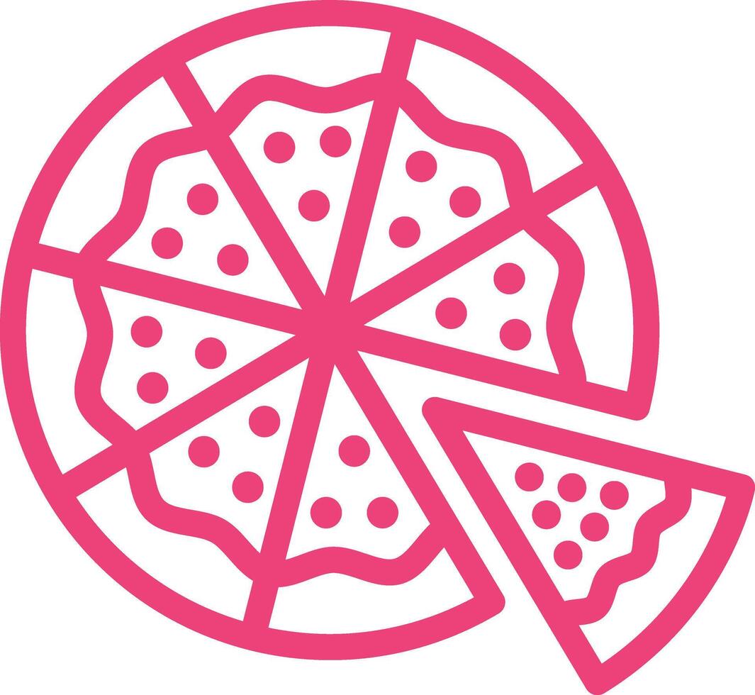 Pizza Icon Design Illustration vector