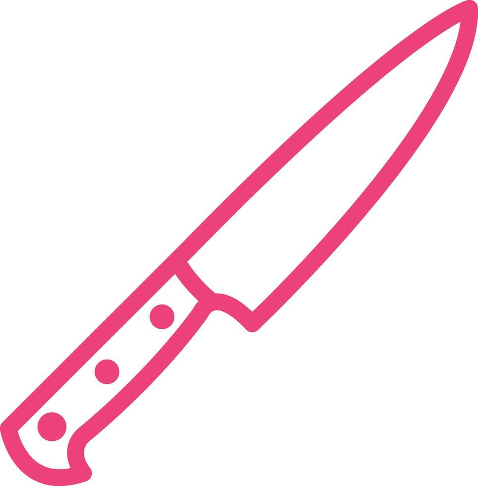 Knife Icon Design Illustration vector