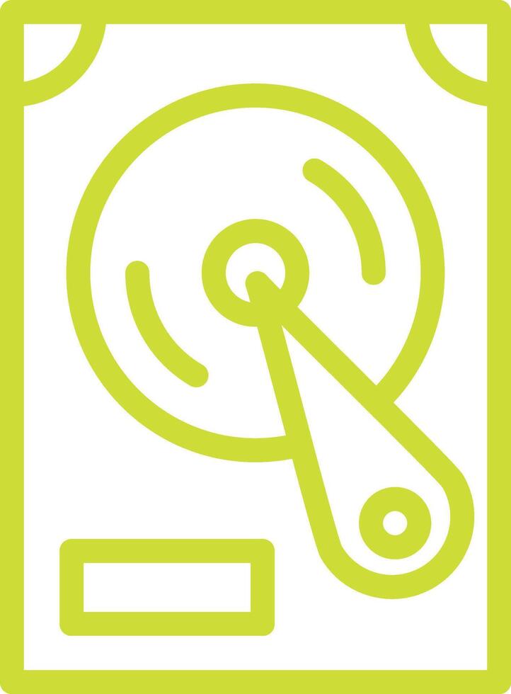 Hard Disk Icon Design Illustration vector