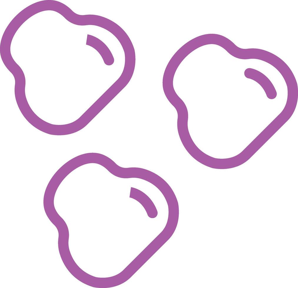 Puffs Icon Design Illustration vector