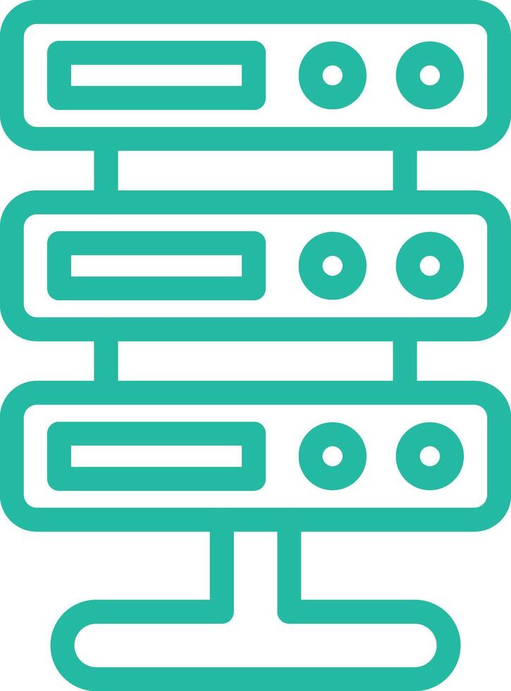 Server Icon Design Illustration vector