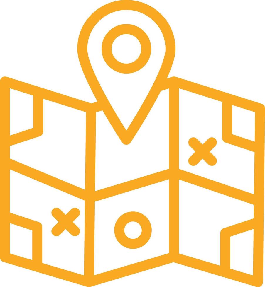 Map Icon Design Illustration vector