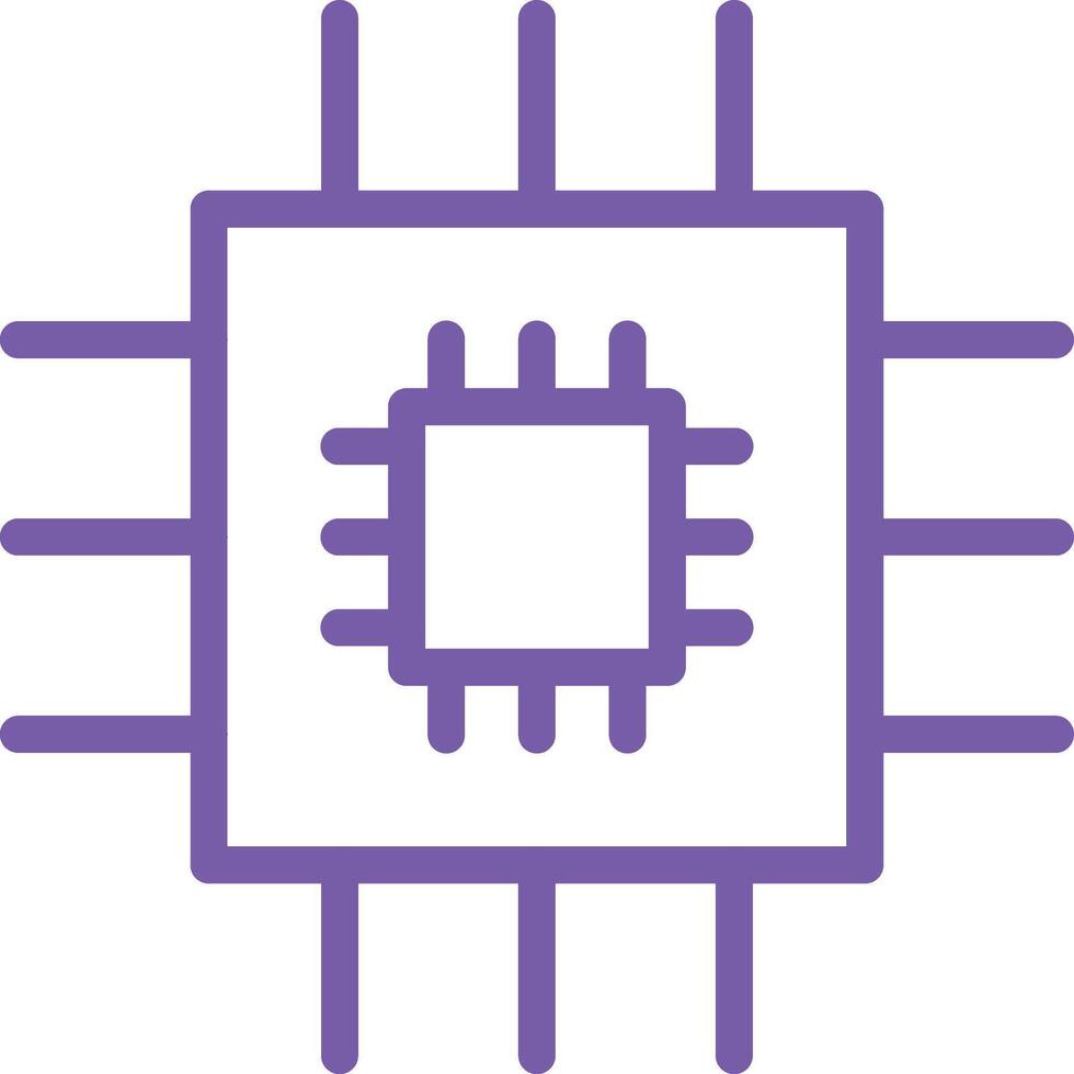 Chip Icon Design Illustration vector