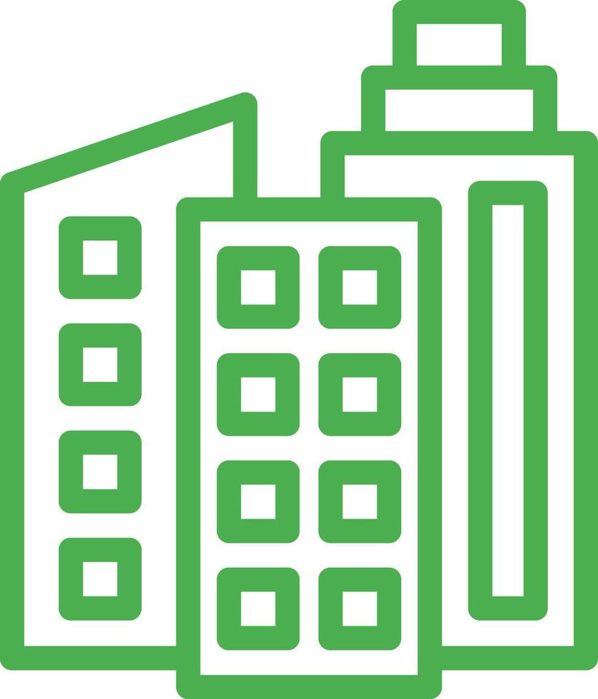 Office building Icon Design Illustration vector