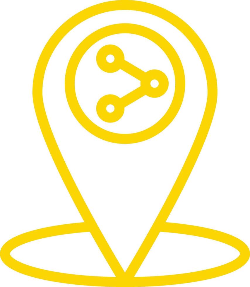 Share location Icon Design Illustration vector