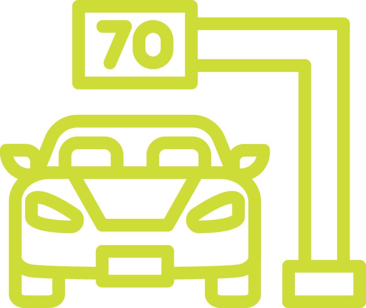 Speed camera Icon Design Illustration vector