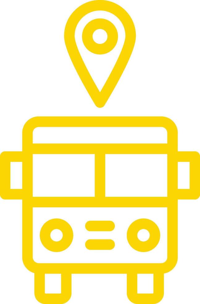 Bus station Icon Design Illustration vector