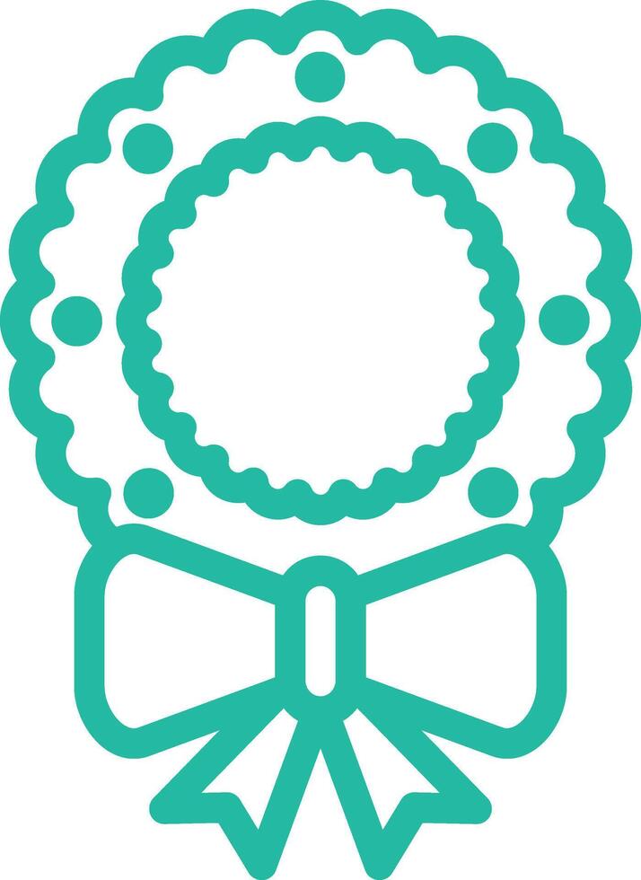 Wreath Icon Design Illustration vector