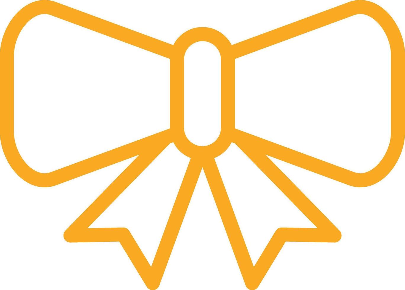 Bow Icon Design Illustration vector