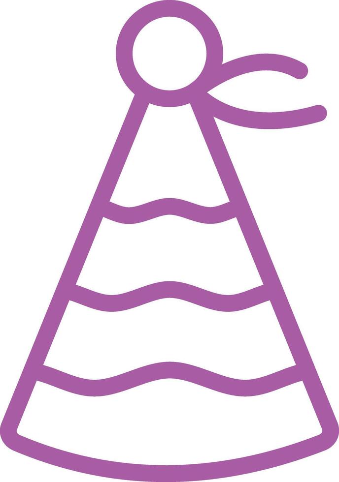 Party Hat Icon Design Illustration vector