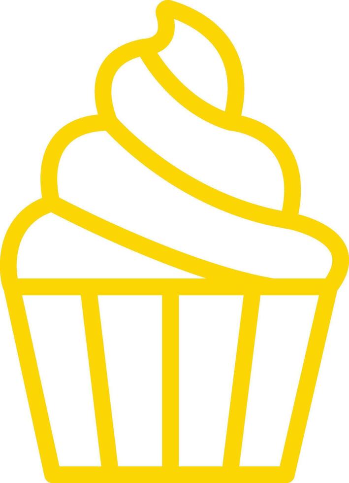 Cup Cake Icon Design Illustration vector
