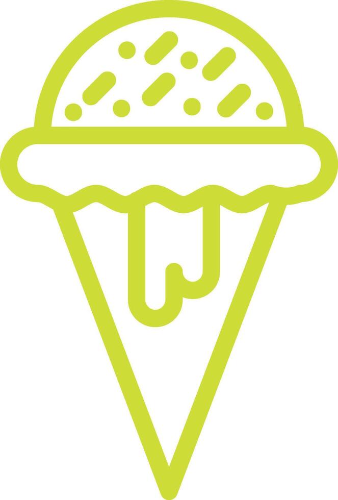 Ice Cream Icon Design Illustration vector