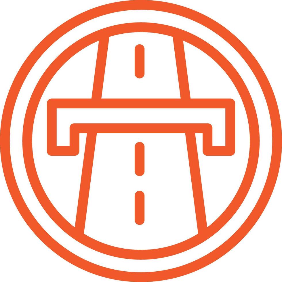 Highway Icon Design Illustration vector