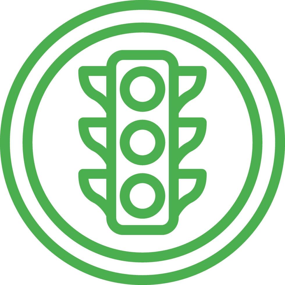 Trafic light Icon Design Illustration vector