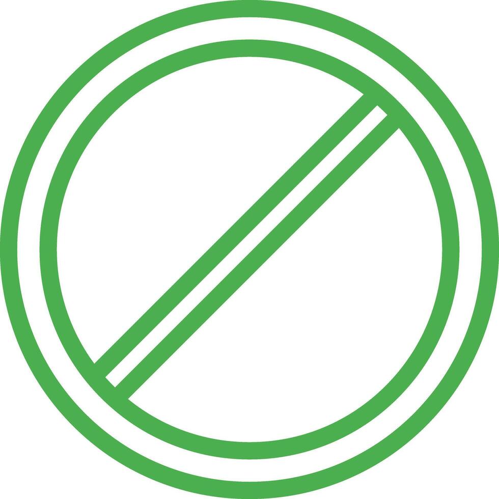 No stopping Icon Design Illustration vector