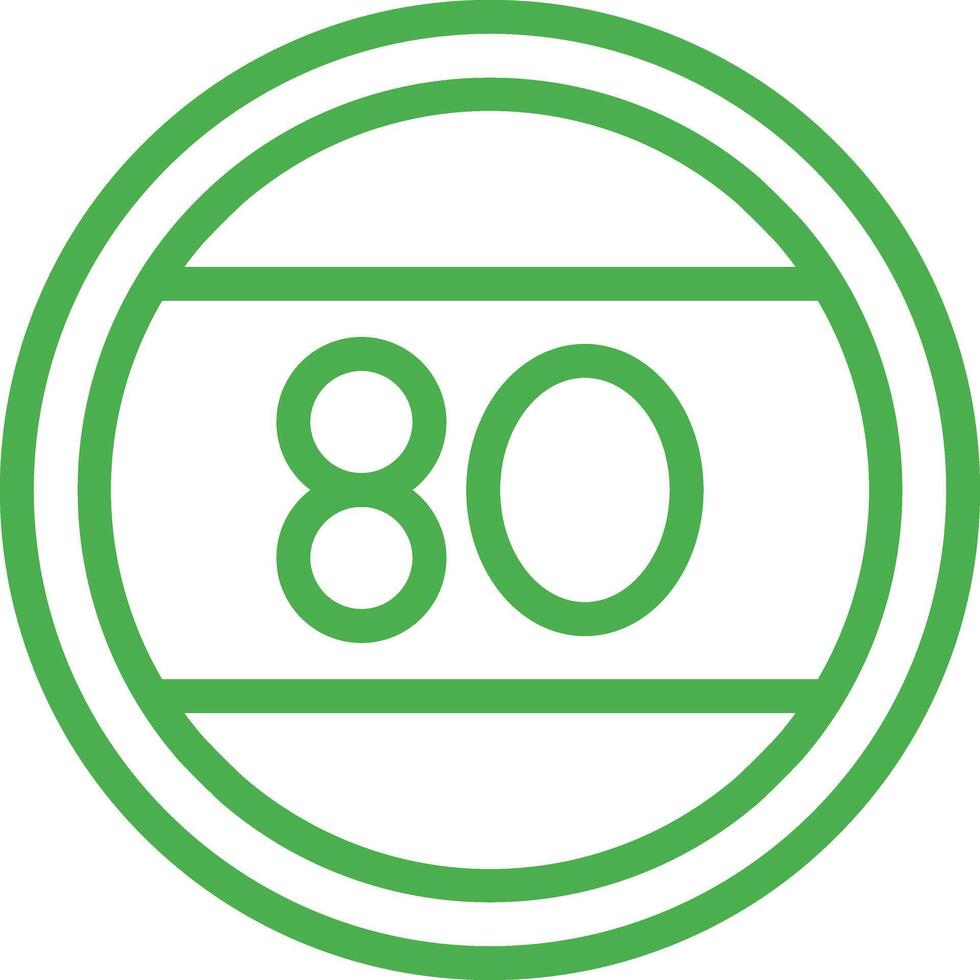 Speed limit Icon Design Illustration vector