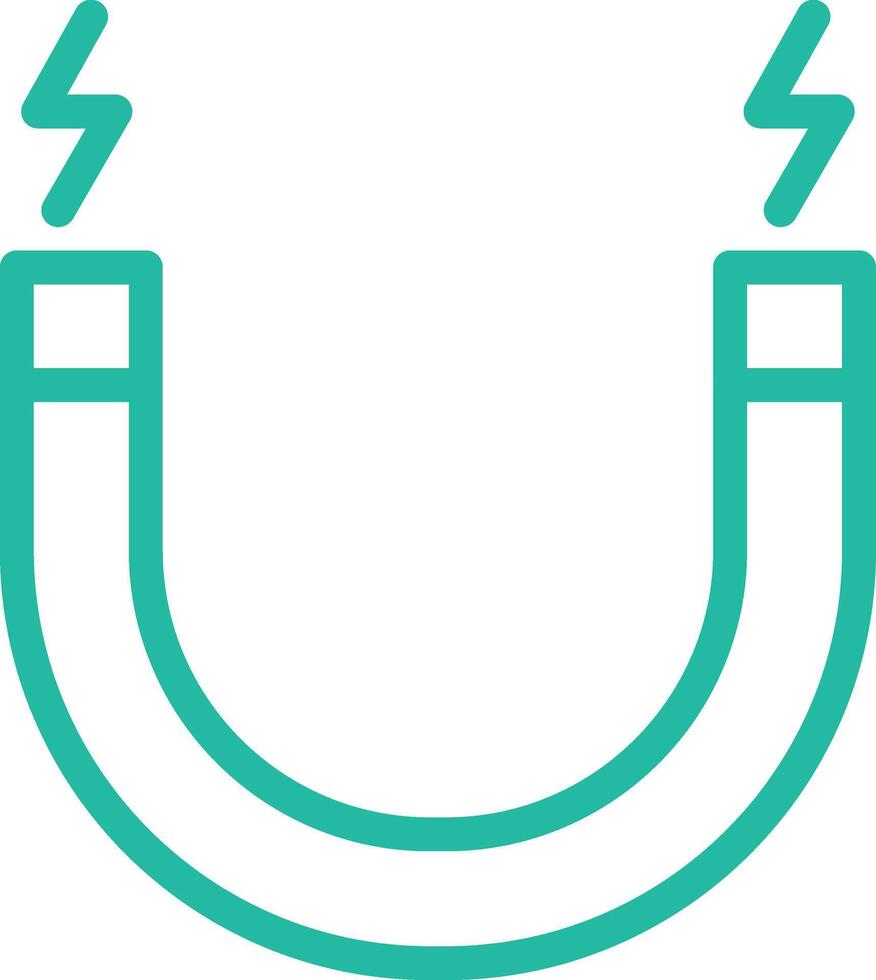 Magnet Icon Design Illustration vector