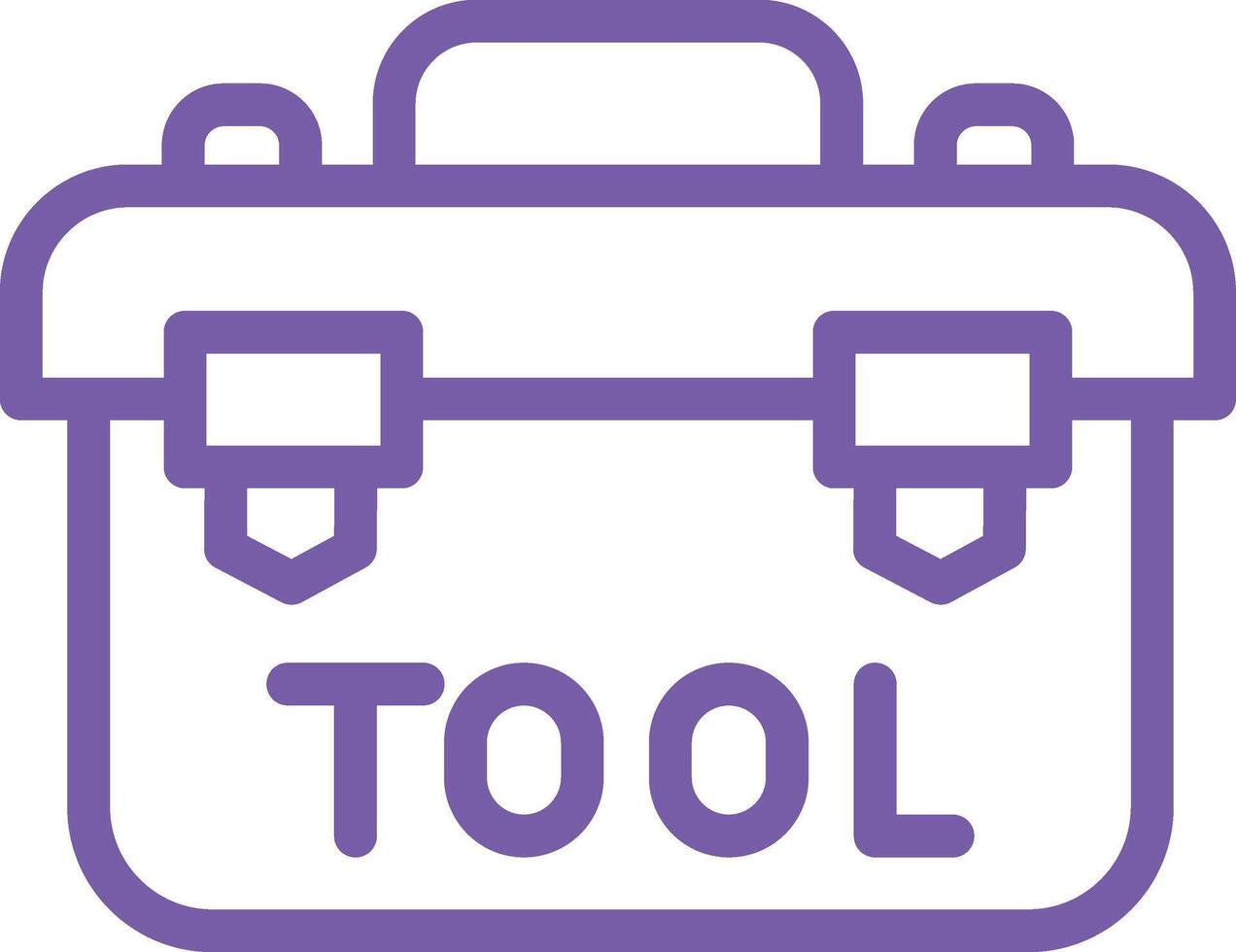 Toolbox Icon Design Illustration vector
