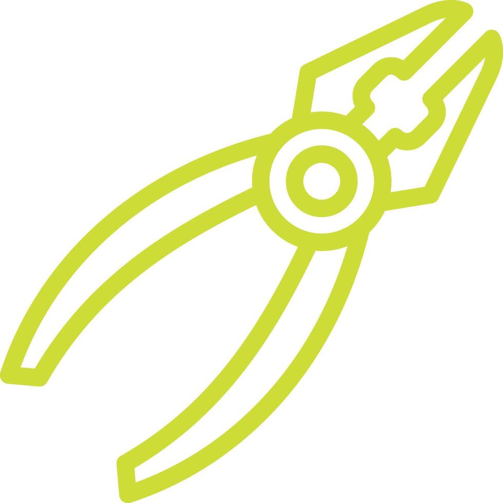 Plier Icon Design Illustration vector