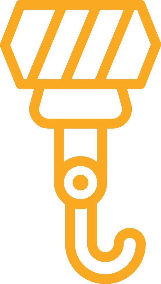 Hook Icon Design Illustration vector