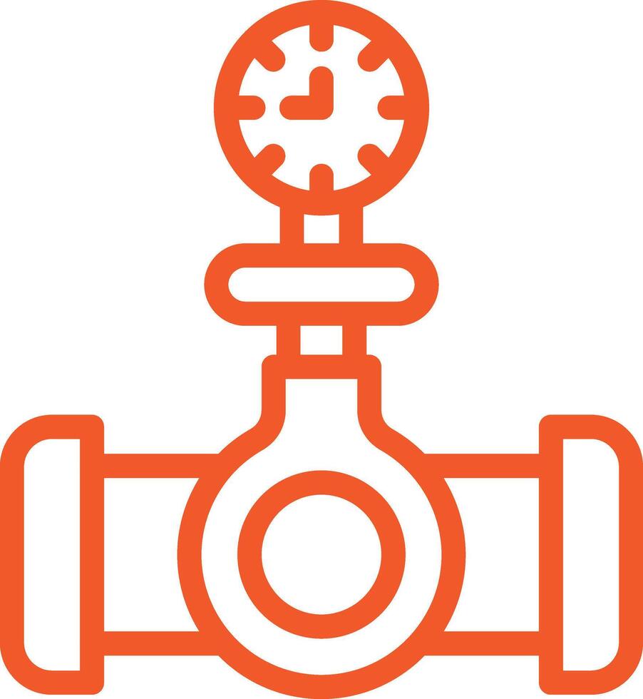 Pressure gauge Icon Design Illustration vector