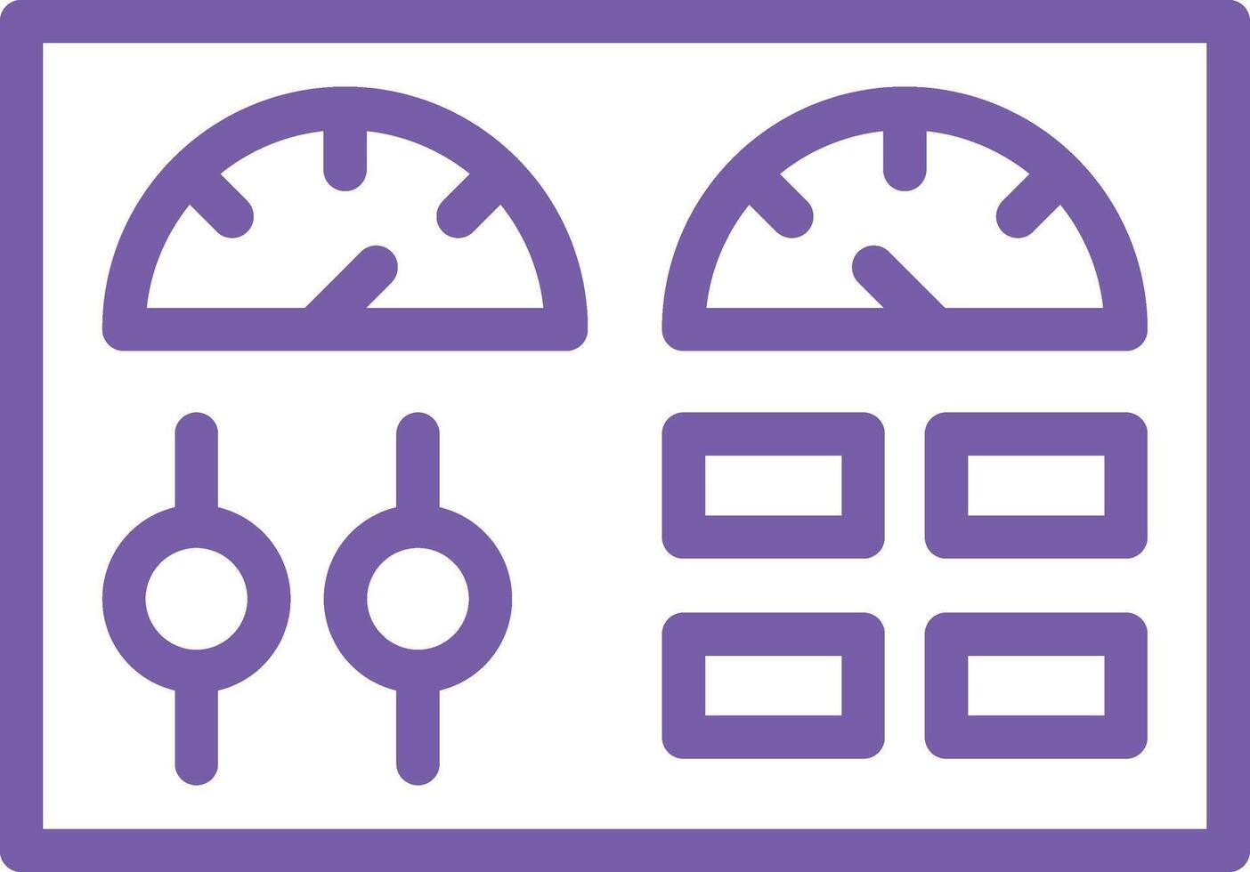 Control panel Icon Design Illustration vector