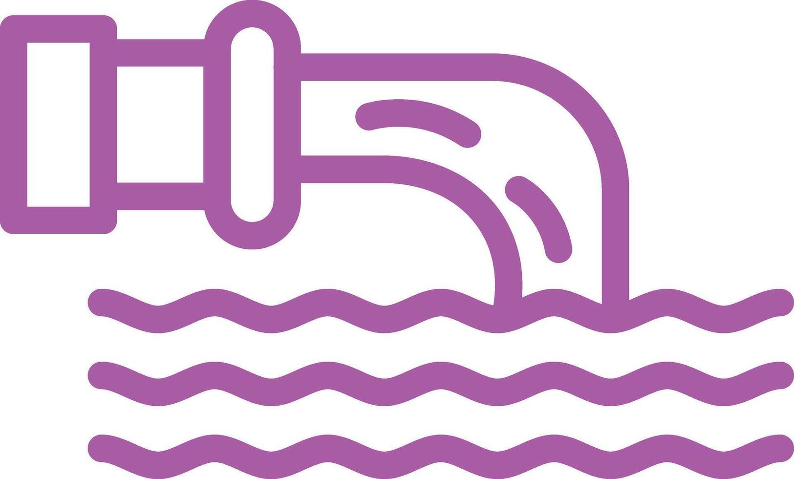 Waste water Icon Design Illustration vector