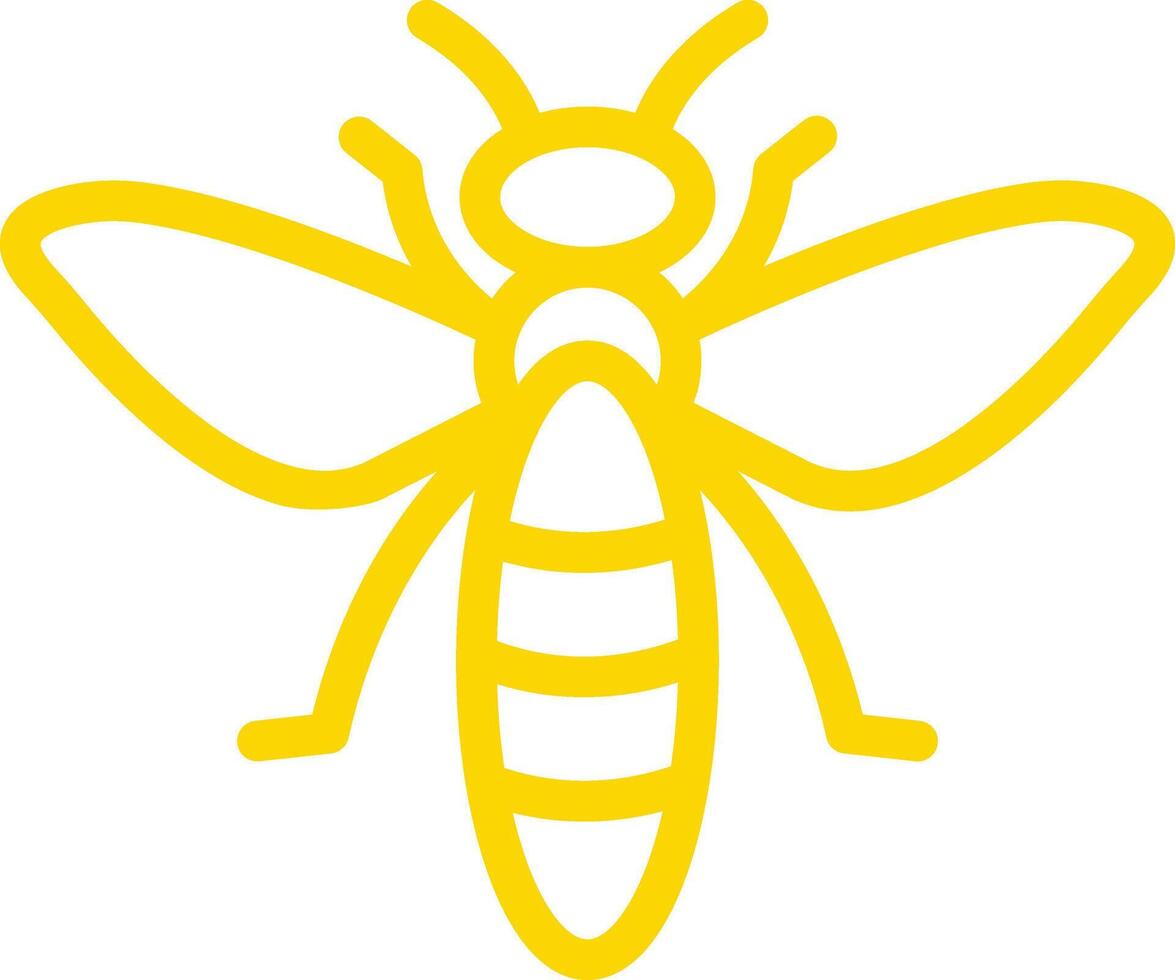 Bee Icon Design Illustration vector