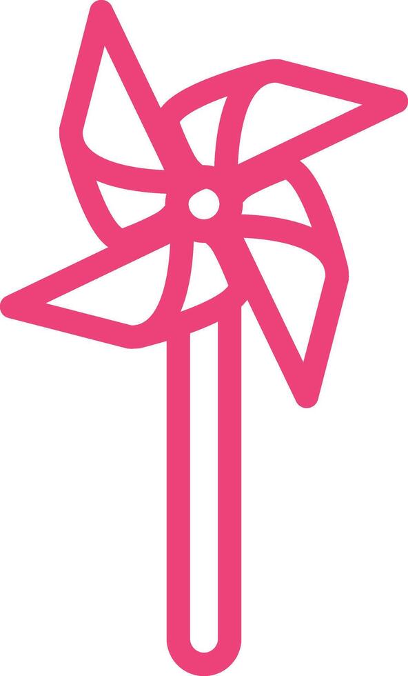 Pinwheel Icon Design Illustration vector