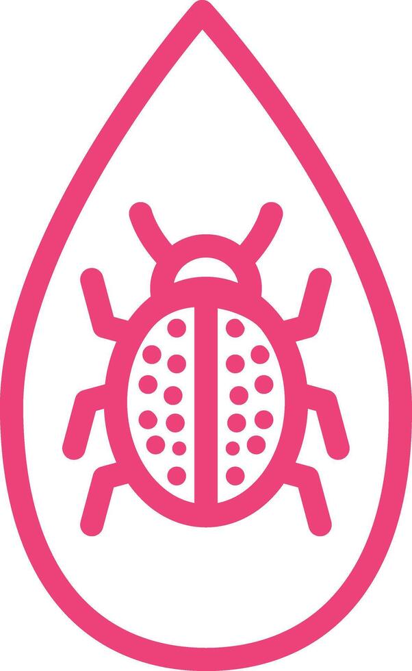 Ladybug Icon Design Illustration vector