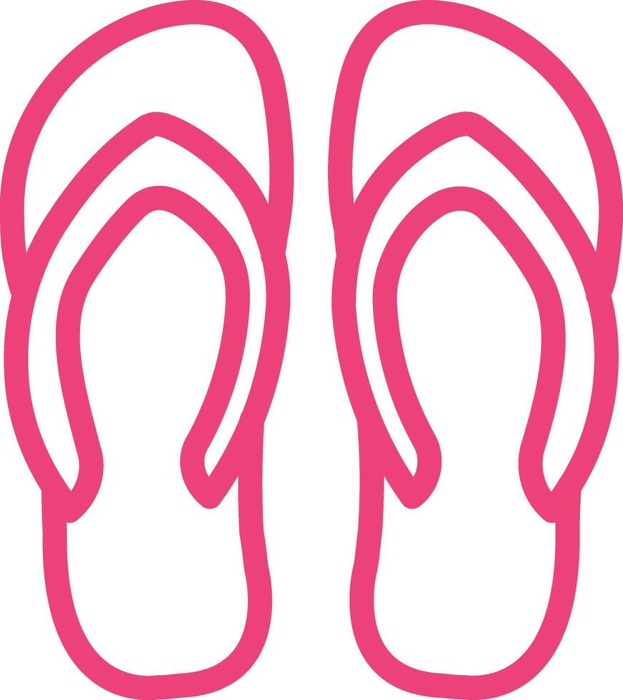 Slipper Icon Design Illustration vector