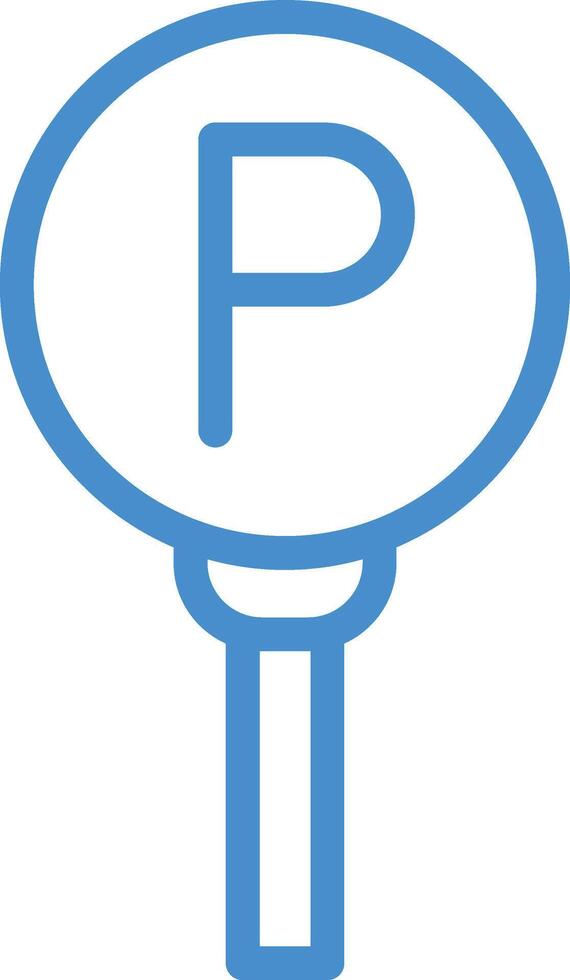 Parking Icon Design Illustration vector