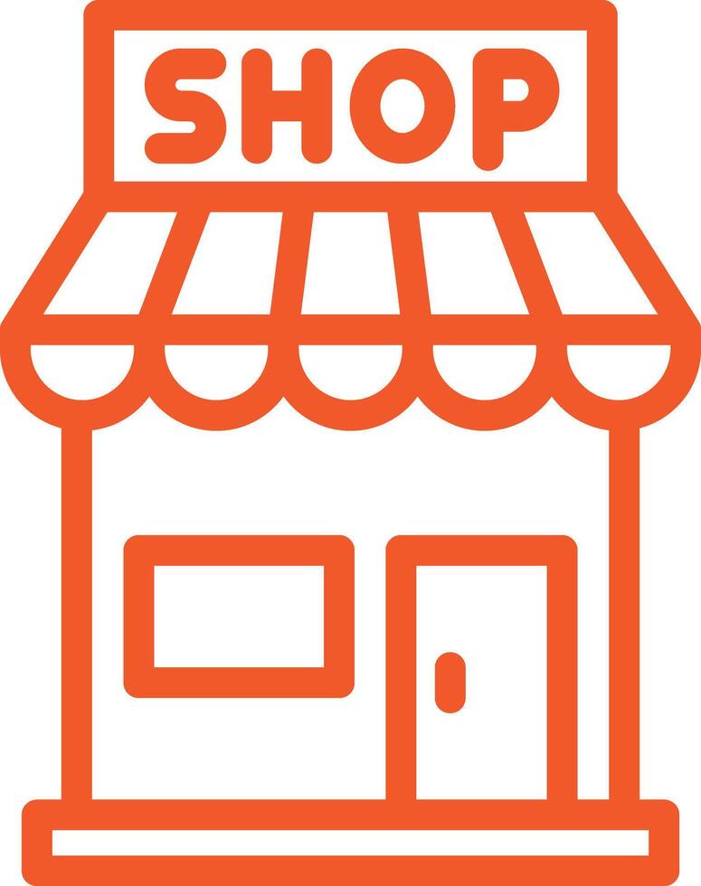 Shop Icon Design Illustration vector