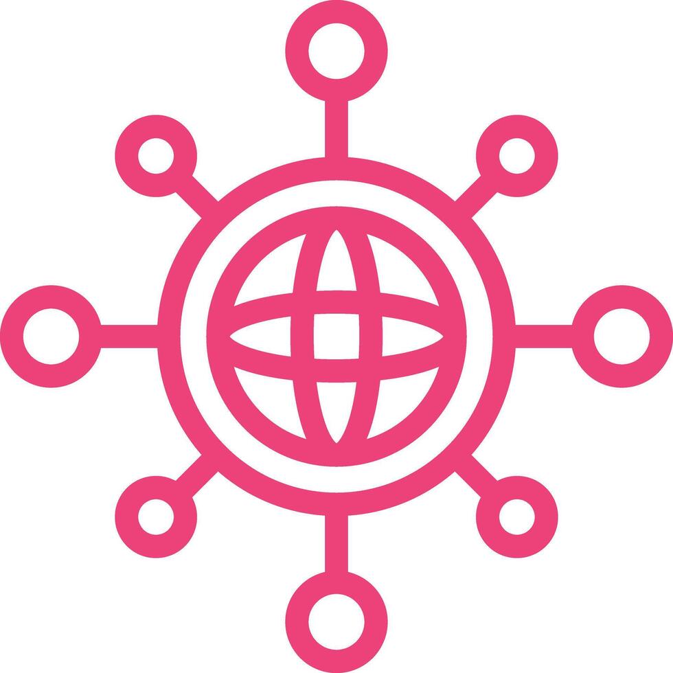 Networking Icon Design Illustration vector