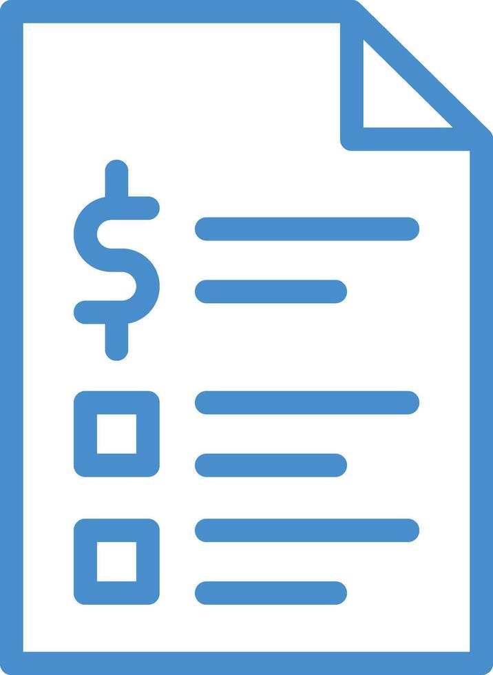Invoice Icon Design Illustration vector
