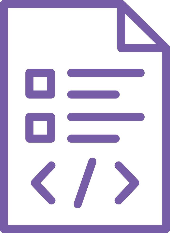 Script Icon Design Illustration vector