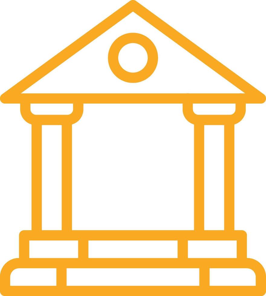 Bank Icon Design Illustration vector