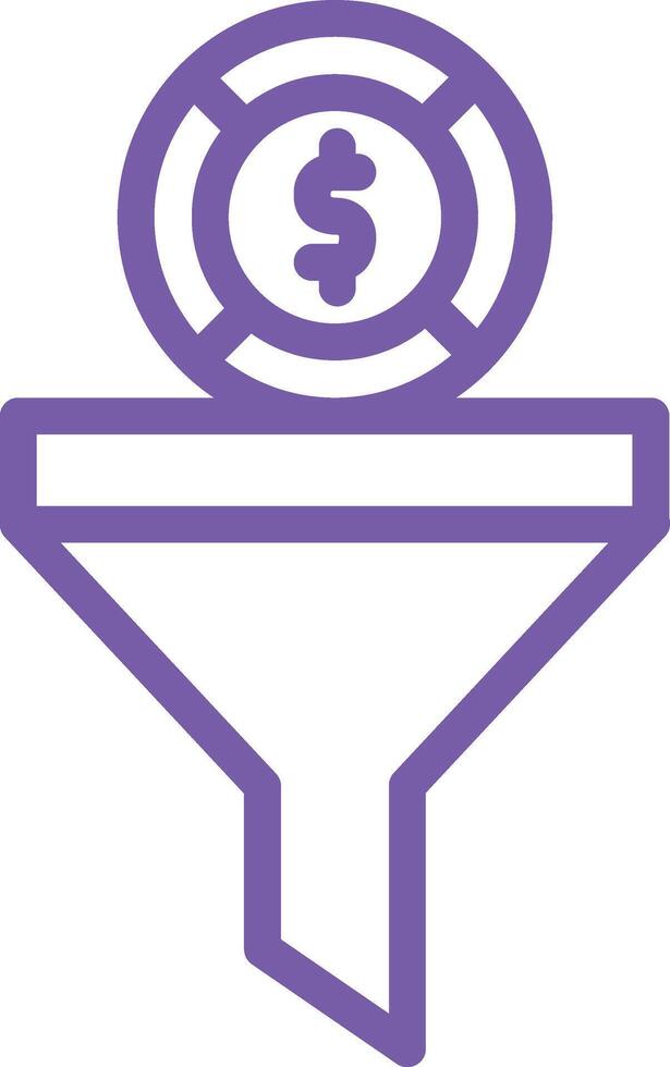 Funnel Icon Design Illustration vector