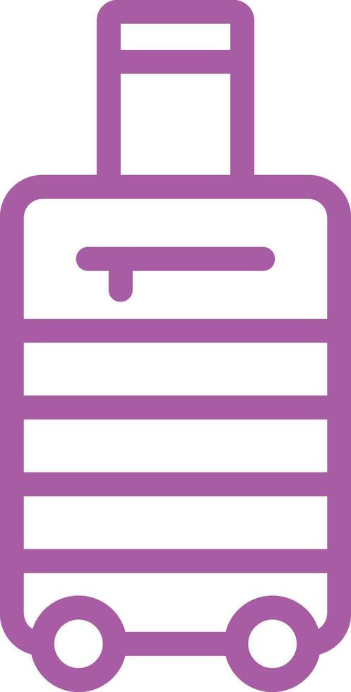 Luggage Icon Design Illustration vector