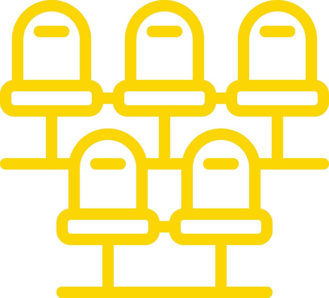Waiting room Icon Design Illustration vector