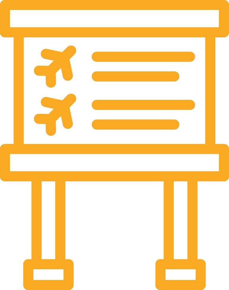 Flight information Icon Design Illustration vector