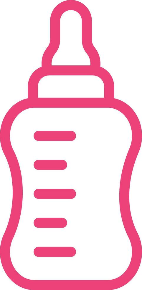 Baby bottle Icon Design Illustration vector