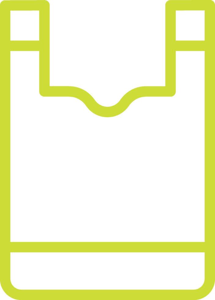 Plastic bag Icon Design Illustration vector