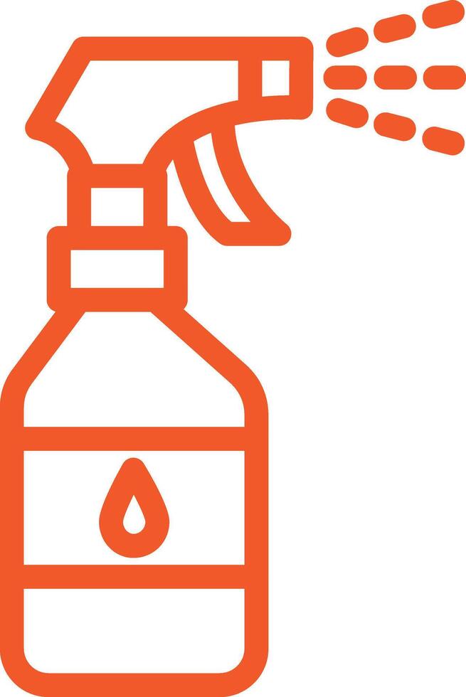 Spray bottle Icon Design Illustration vector