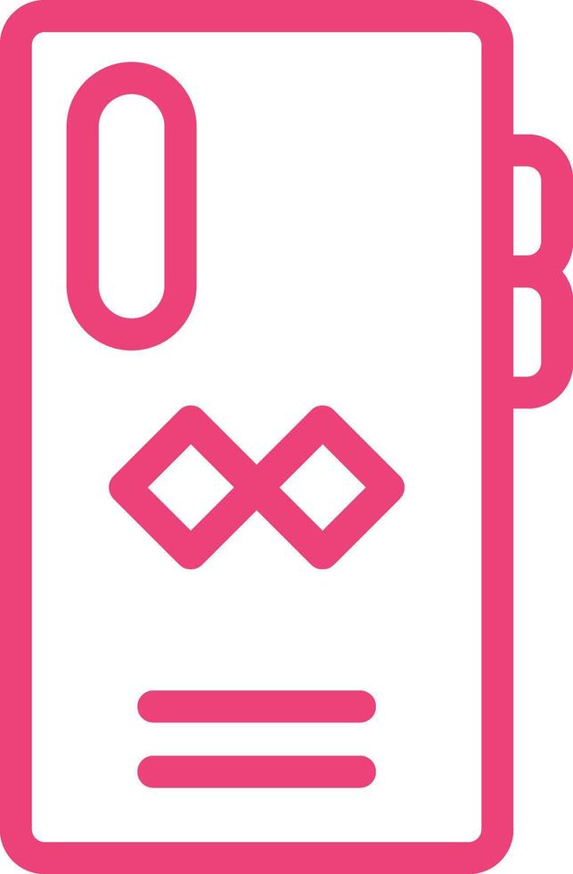 Mobile case Icon Design Illustration vector