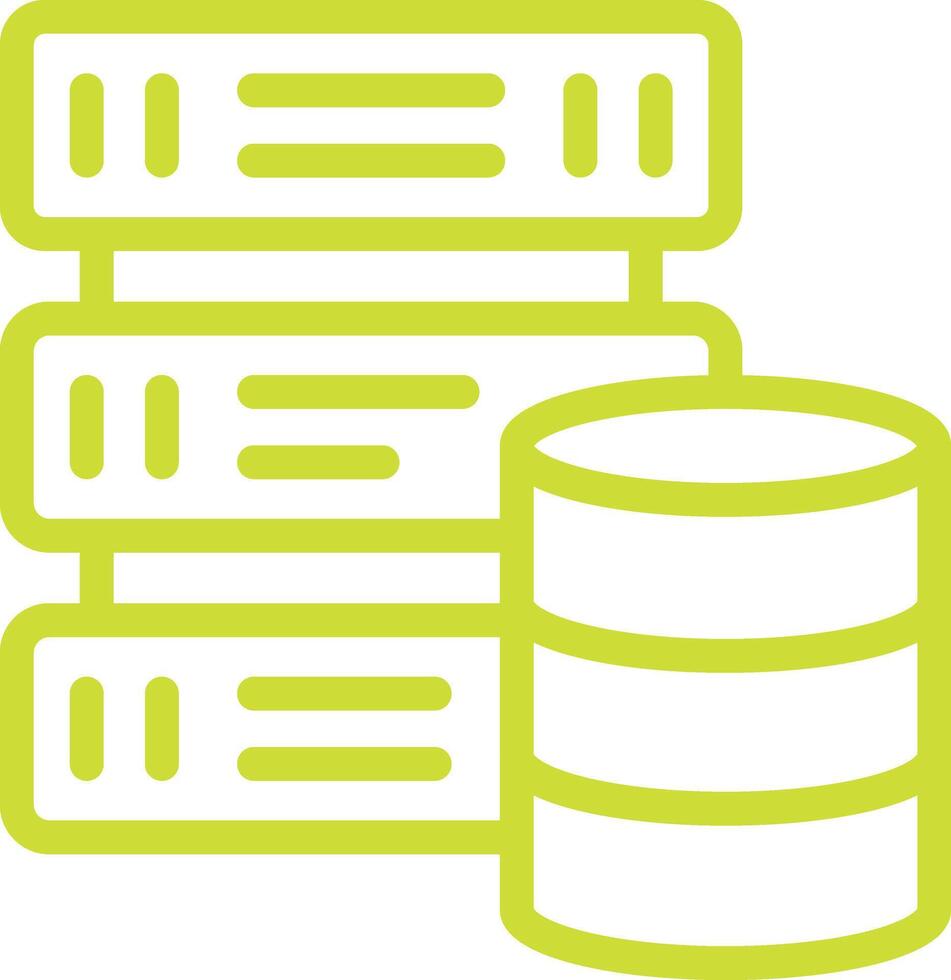 Database Icon Design Illustration vector