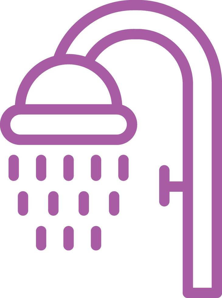 Shower Icon Design Illustration vector