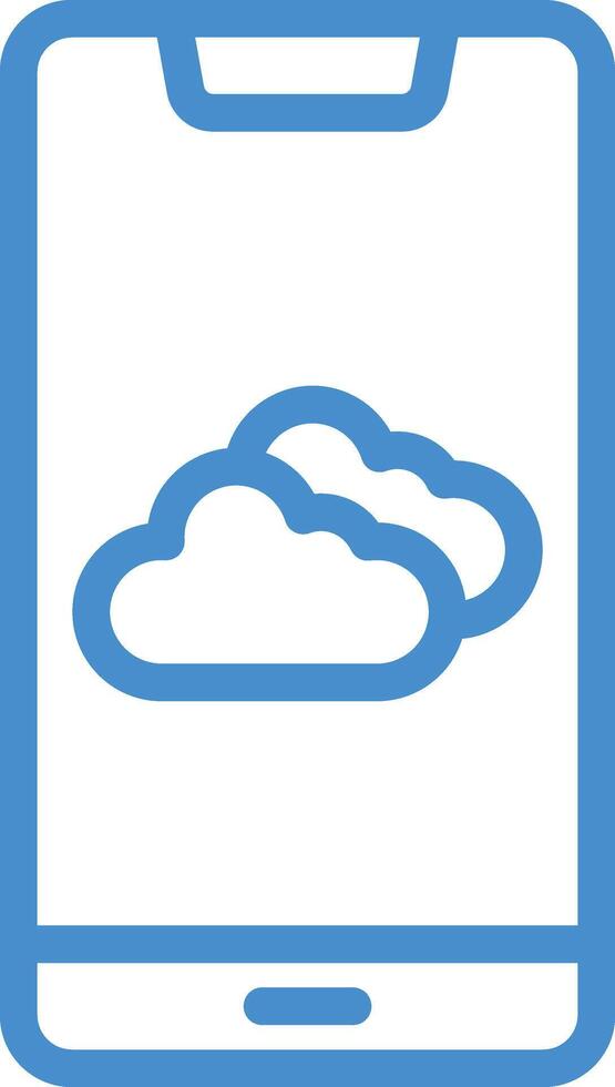 Weather app Icon Design Illustration vector