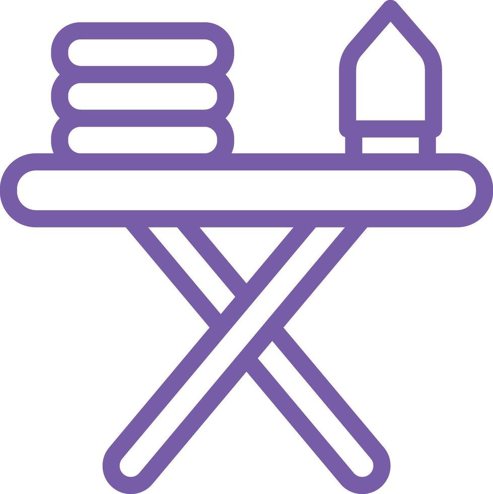 Ironing board Icon Design Illustration vector